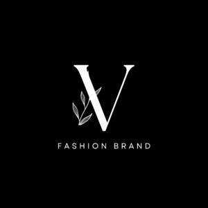 black and white initial a fashion brand logo